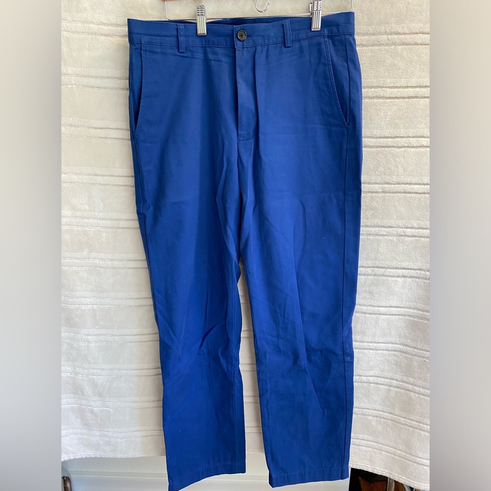 Bright Blue Brooks Brothers 346 Chinos - 33x32